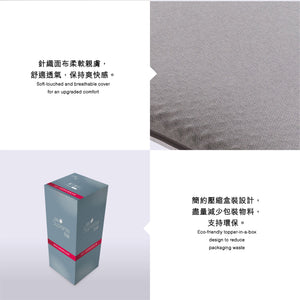 舒適襇棉雙層床墊 (8cm)
