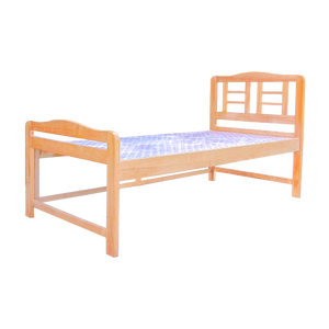 Flat Column Solid Wood Bed Frame