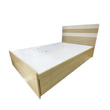 Load image into Gallery viewer, White Oak Bed Frame with Backboard
